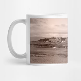 Shoreline with Horses, Millport in Scotland. West coast, off Isle of Cumbrae Mug